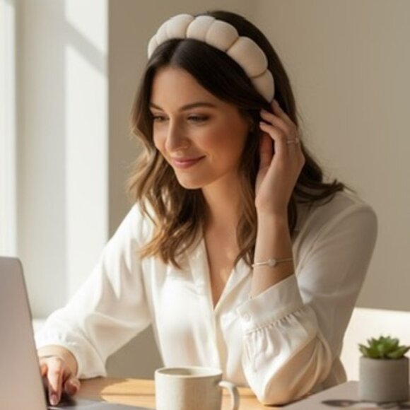 Conair Wicked Pink Padded Fabric Headband - Picture 2 of 4